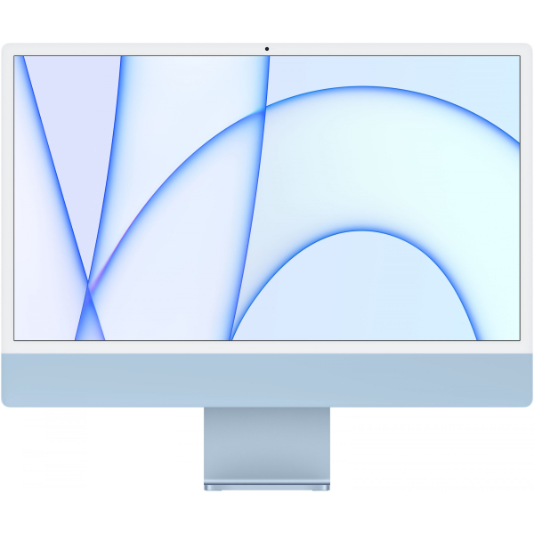Apple iMac 27": Apple M1 chip blau